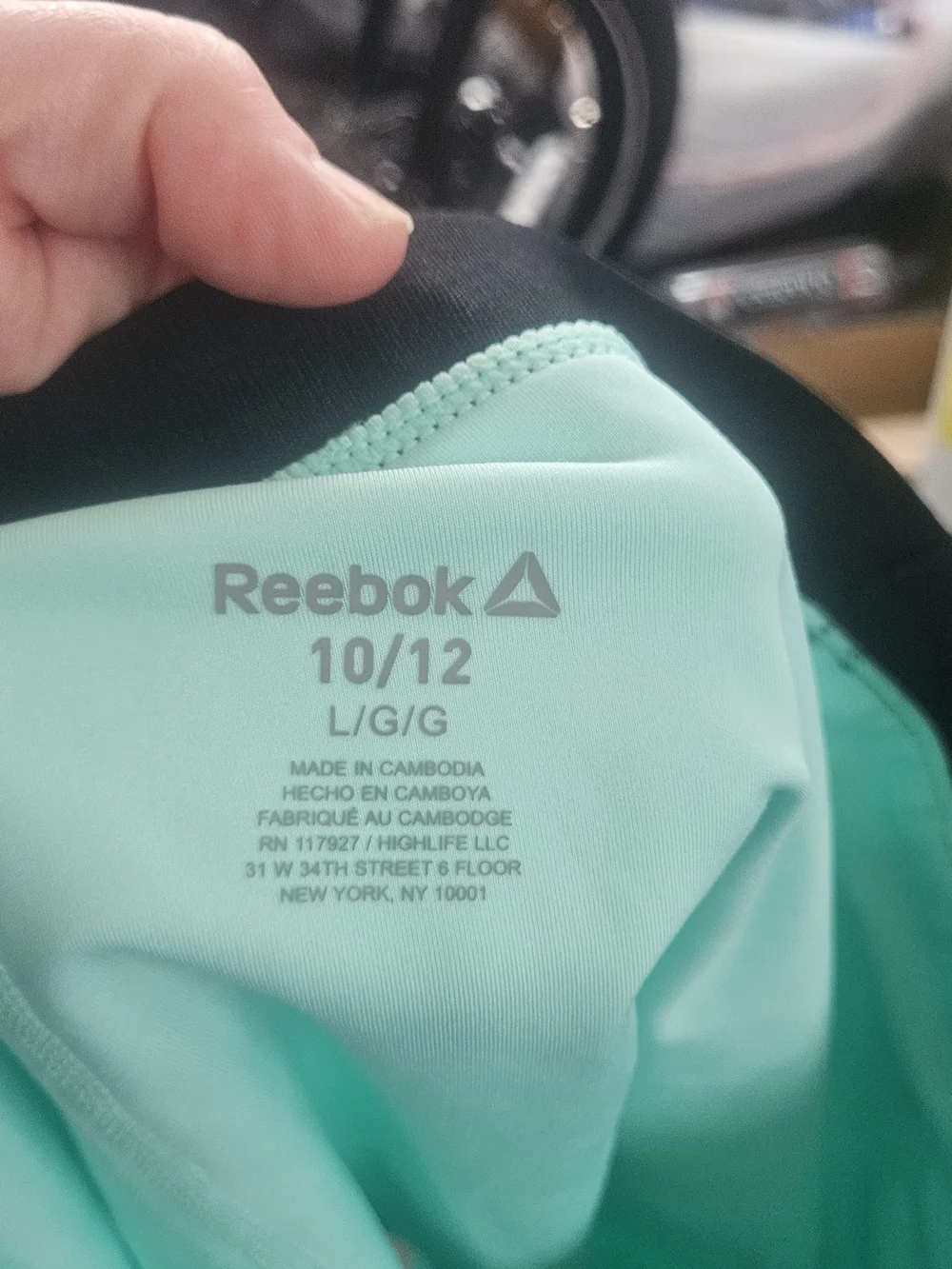 Reebok Girls Large Mint Athletic Skort